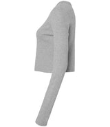 Bella Micro Rib Long Sleeve Baby T-Shirt | Athletic Heather thumbnail 6