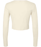 Bella Micro Rib Long Sleeve Baby T-Shirt | Solid Natural Blend thumbnail 5