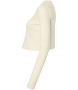 Bella Micro Rib Long Sleeve Baby T-Shirt | Solid Natural Blend thumbnail 6
