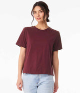 Bella Ladies Heavy Boxy T-Shirt | Maroon thumbnail 1