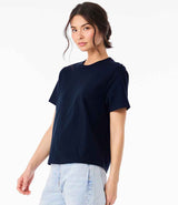 Bella Ladies Heavy Boxy T-Shirt | Navy thumbnail 3