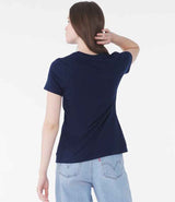 Bella Ladies Relaxed Jersey T-Shirt | Navy thumbnail 2