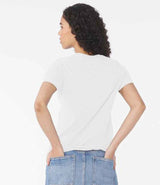 Bella Ladies Relaxed Jersey T-Shirt | White thumbnail 3