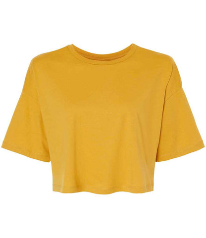 Bella Ladies Jersey Cropped T-Shirt