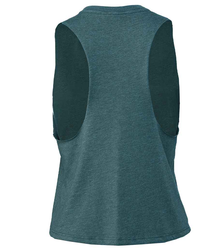 Bella Ladies Racer Back Cropped Tank Top