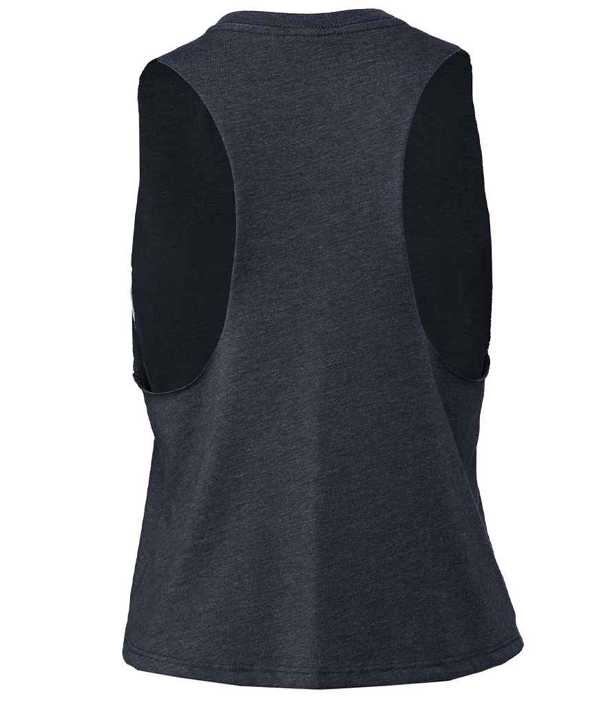 Bella Ladies Racer Back Cropped Tank Top