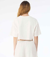 Bella Ladies Heavyweight Washed Cropped T-Shirt | Vintage White thumbnail 2