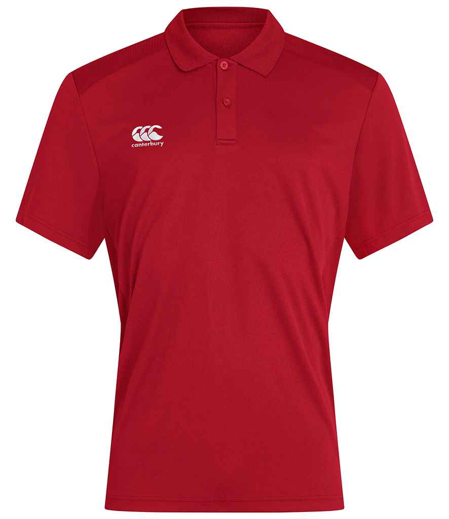 Canterbury Club Dry Polo Shirt | Flag Red