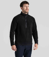 Craghoppers Expert Corey 200 Half Zip Micro Fleece | Black thumbnail 1