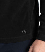Craghoppers Expert Corey 200 Half Zip Micro Fleece | Black thumbnail 4