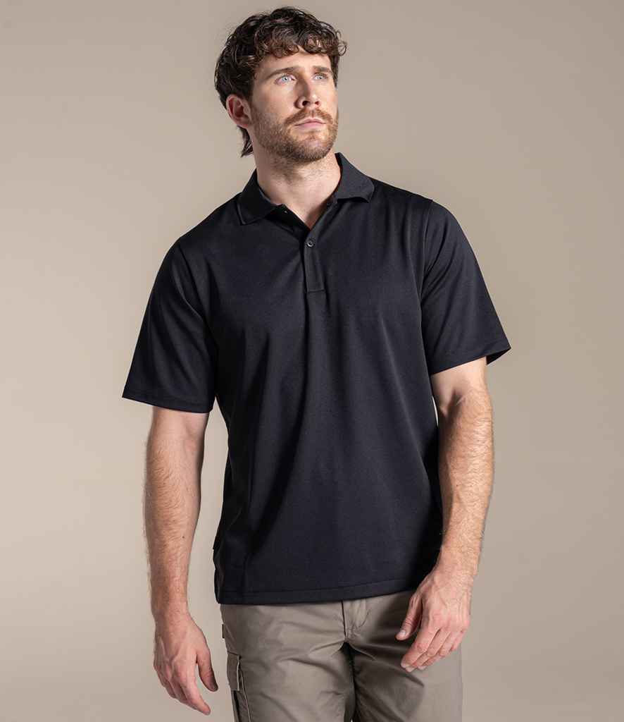 Craghoppers Expert Basecamp Wicking Polo Shirt | Black