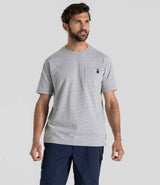 Craghoppers Workwear Wakefield Pocket T-Shirt | Soft Grey Marl thumbnail 1