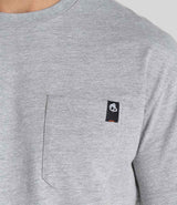 Craghoppers Workwear Wakefield Pocket T-Shirt | Soft Grey Marl thumbnail 3