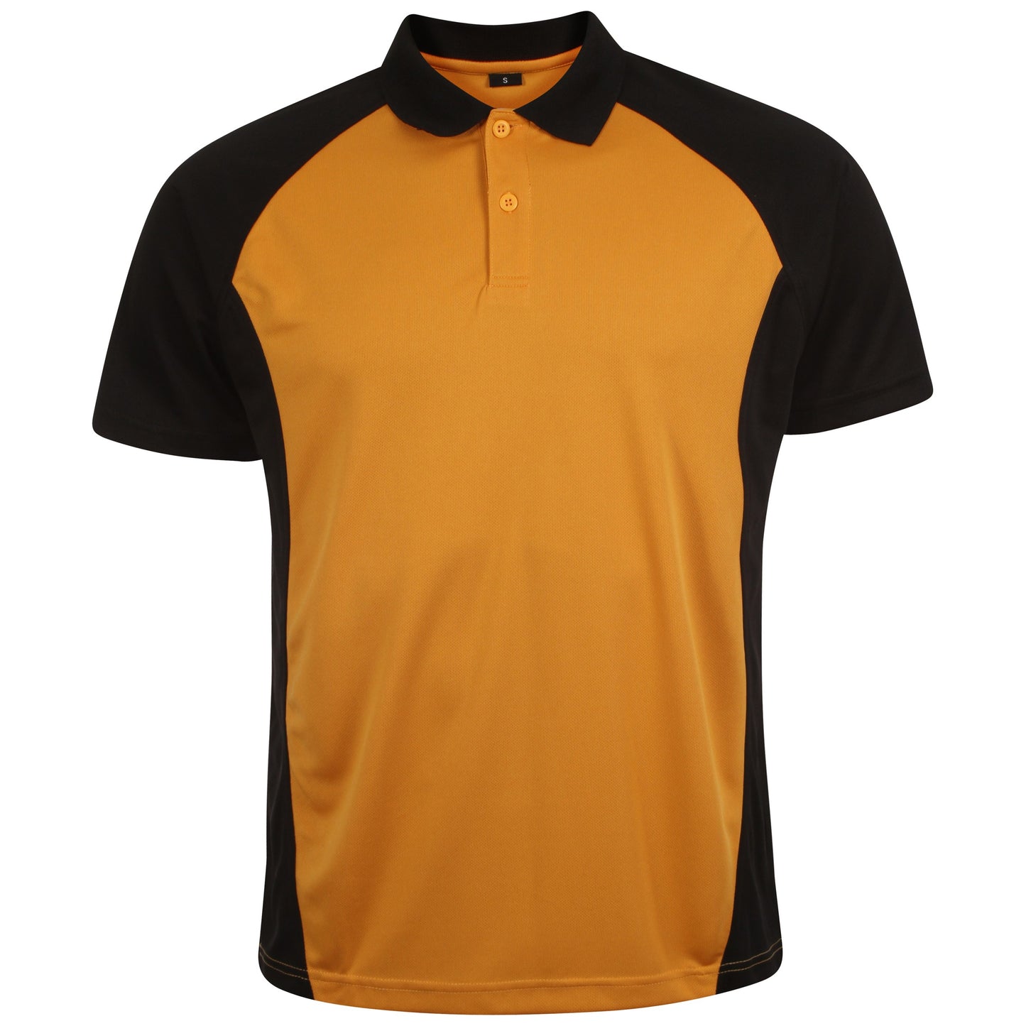 Matchday Polo - Black/Amber - XSB