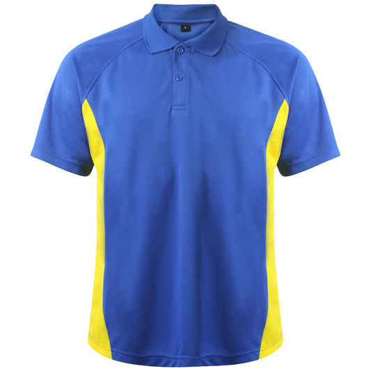 Matchday Polo - Royal/Yellow - XL