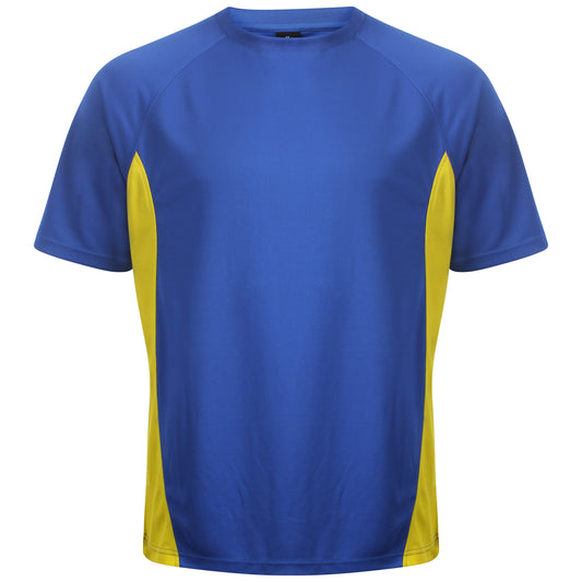 Training T-Shirt - Royal/Yellow - 2XL