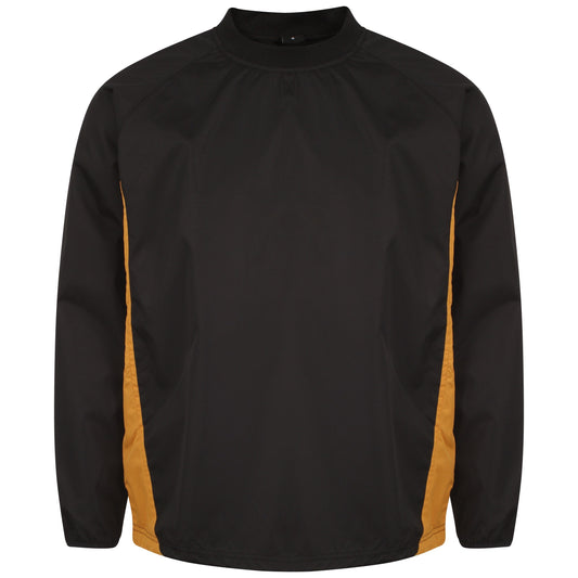 Windbreaker/Contact Top - Black/Amber - S