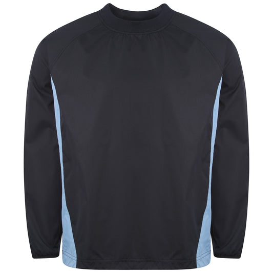 Windbreaker/Contact Top - Navy/Sky - L