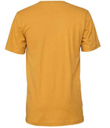 Canvas Unisex Crew Neck T-Shirt | Mustard thumbnail 4