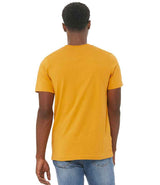 Canvas Unisex Crew Neck T-Shirt | Mustard thumbnail 2