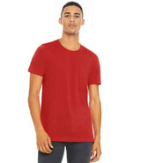 Canvas Unisex Crew Neck T-Shirt | Red thumbnail 1
