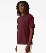 Canvas Unisex Heavyweight Boxy T-Shirt | Maroon thumbnail 3