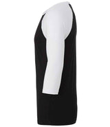 Canvas Unisex 3/4 Sleeve Baseball T-Shirt | Black/White thumbnail 3