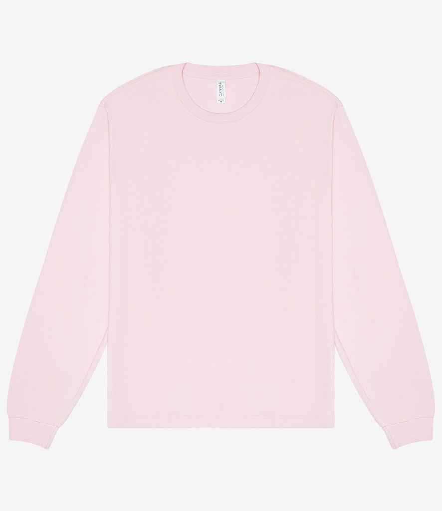 Canvas Unisex Heavyweight Long Sleeve Boxy T-Shirt
