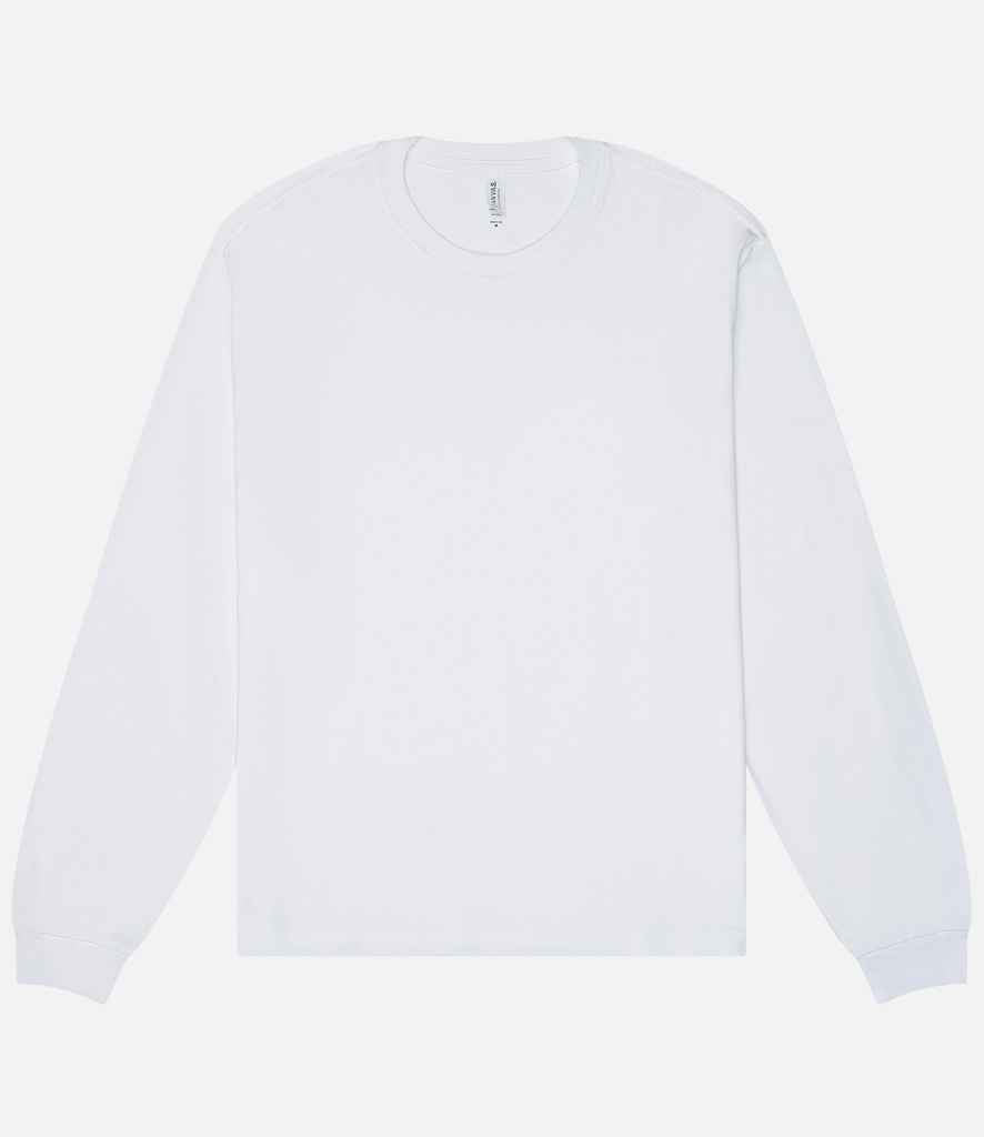 Canvas Unisex Heavyweight Long Sleeve Boxy T-Shirt