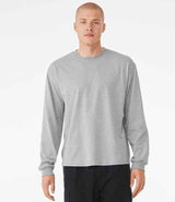 Canvas Unisex Heavyweight Long Sleeve Boxy T-Shirt | Athletic Heather thumbnail 1