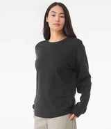 Canvas Unisex Heavyweight Long Sleeve Boxy T-Shirt | Dark Grey thumbnail 3