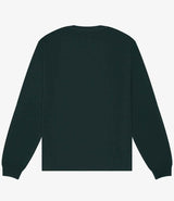Canvas Unisex Heavyweight Long Sleeve Boxy T-Shirt | Forest Green thumbnail 5