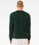 Canvas Unisex Heavyweight Long Sleeve Boxy T-Shirt | Forest Green thumbnail 2