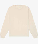 Canvas Unisex Heavyweight Long Sleeve Boxy T-Shirt | Natural thumbnail 4