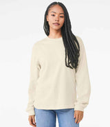 Canvas Unisex Heavyweight Long Sleeve Boxy T-Shirt | Natural thumbnail 1