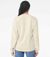 Canvas Unisex Heavyweight Long Sleeve Boxy T-Shirt | Natural thumbnail 2