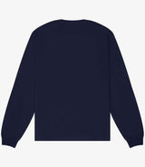 Canvas Unisex Heavyweight Long Sleeve Boxy T-Shirt | Navy thumbnail 5