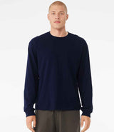 Canvas Unisex Heavyweight Long Sleeve Boxy T-Shirt | Navy thumbnail 1