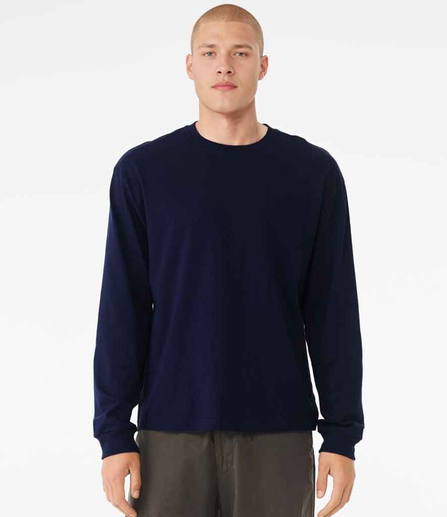 Canvas Unisex Heavyweight Long Sleeve Boxy T-Shirt | Navy