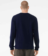 Canvas Unisex Heavyweight Long Sleeve Boxy T-Shirt | Navy thumbnail 2
