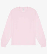 Canvas Unisex Heavyweight Long Sleeve Boxy T-Shirt | Soft Pink thumbnail 4