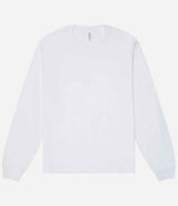 Canvas Unisex Heavyweight Long Sleeve Boxy T-Shirt | White thumbnail 4