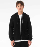 Canvas Unisex Full Zip Hoodie | Black thumbnail 1