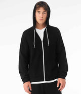 Canvas Unisex Full Zip Hoodie | Black thumbnail 2