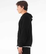 Canvas Unisex Full Zip Hoodie | Black thumbnail 4