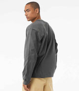 Canvas Unisex Heavyweight Long Sleeve T-Shirt | Asphalt thumbnail 2