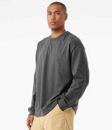 Canvas Unisex Heavyweight Long Sleeve T-Shirt | Asphalt thumbnail 3