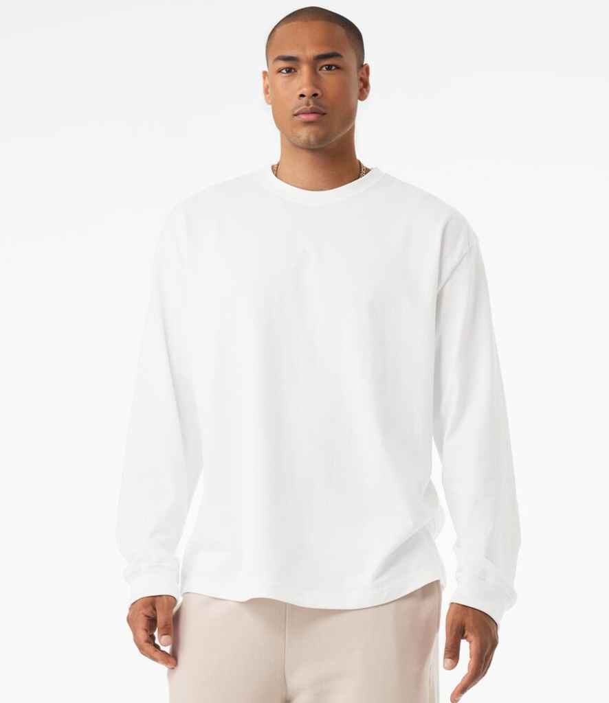 Canvas Unisex Heavyweight Long Sleeve T-Shirt | White