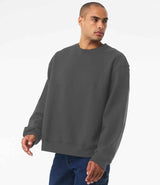Canvas Unisex Heavyweight Crew Neck Sweatshirt | Asphalt thumbnail 3