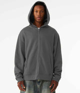 Canvas Unisex Heavy Full Zip Hoodie | Asphalt thumbnail 2